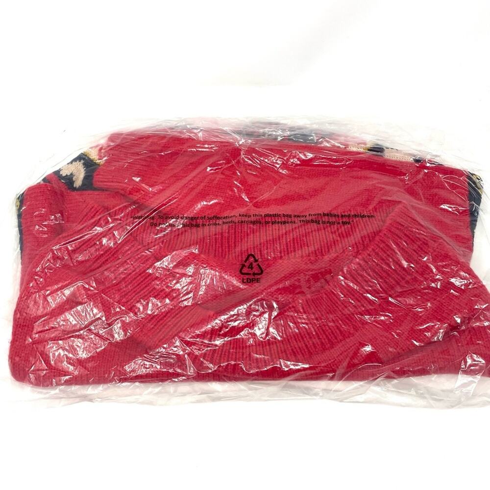 Marine Layer Archive Alpine Knit Sweater in Red Fair Isle Women’s XS $158 - Picture 7 of 9